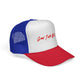 Trucker Cap — "Good Taste Bad Ideas" Retro Script Mesh Hat